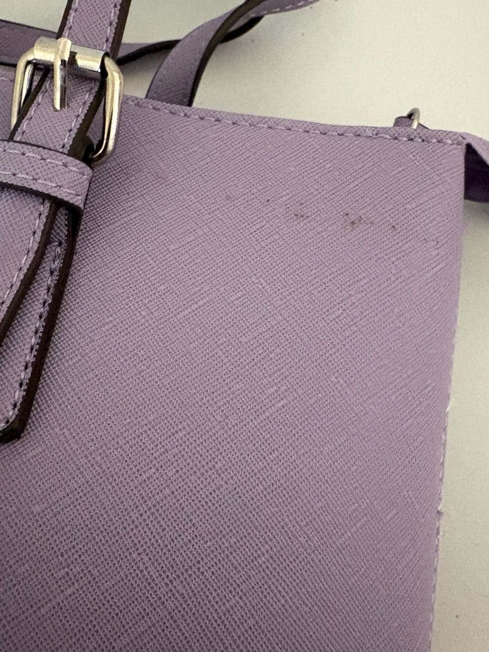 ANNE KLEIN, Lavender Tote Bag - Elegant Women's Shoulder Handbag - Picture 9 of 9